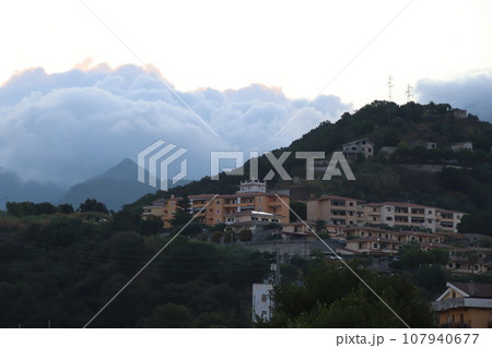 architectures in a characteristic seaside town of Diamante, Calabria in southern Italy architectures in a characteristic seaside town of Diamante, Calabria in southern Italy 107940677