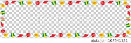 The Christmas boarder line for holiday concept. The Christmas boarder line for holiday concept. 107941121