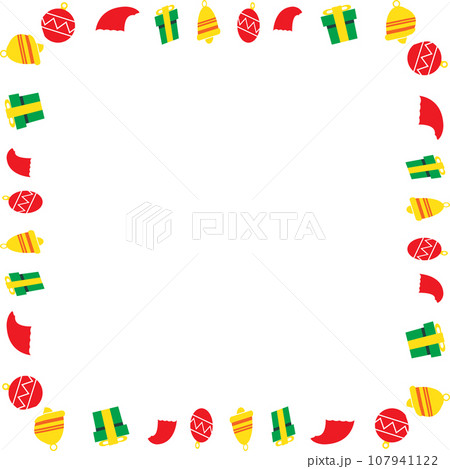 The Christmas boarder line for holiday concept. The Christmas boarder line for holiday concept. 107941122