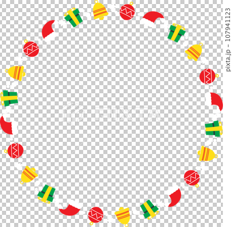 The Christmas boarder line for holiday concept. 107941123