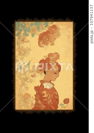 花と女 AI画像 花と女 AI画像 107941137