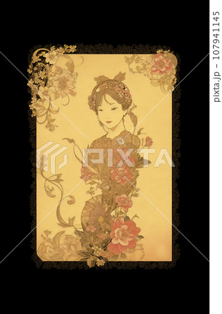 花と女 AI画像 花と女 AI画像 107941145