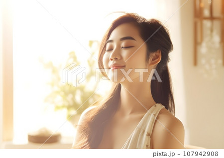 リラックスする女性6 AI生成画像 リラックスする女性6 AI生成画像 107942908