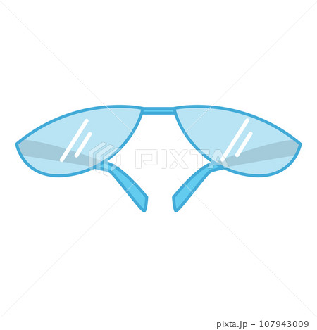 Isolated colored trending eyeglasses icon Vector 107943009