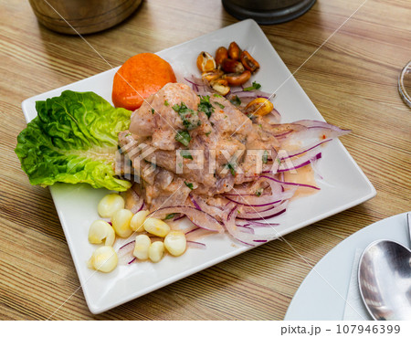 Peruvian ceviche Peruvian ceviche 107946399