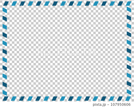 平行四辺形のフレーム 107950606