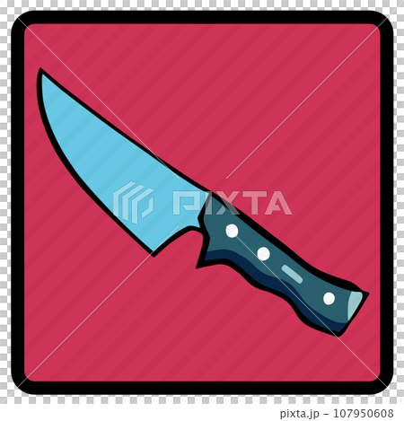 kitchen knife icon 107950608