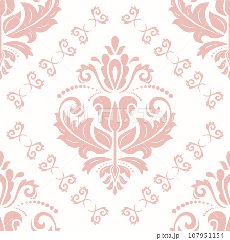 Classic Seamless Fine Pattern With Arabesques 107951154