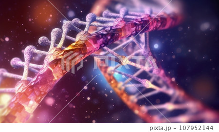 dna molecule dna molecule 107952144