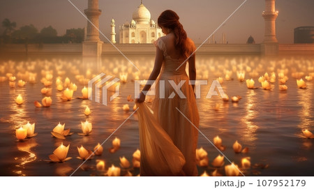 diwali taj mahal 107952179