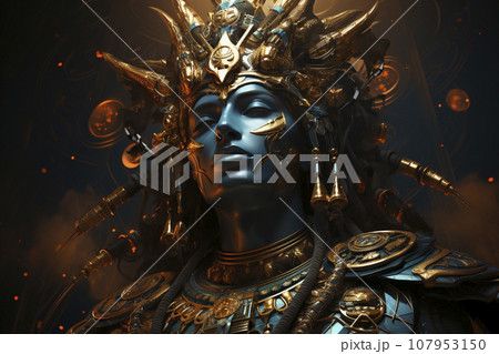 星座の神話や物語オシリス「AI生成画像」 107953150