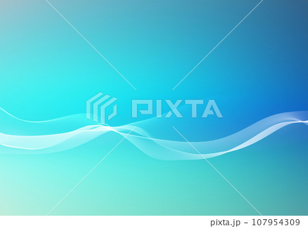 透明感のある流れる水のイメージのイラスト素材 [107954309] - PIXTA