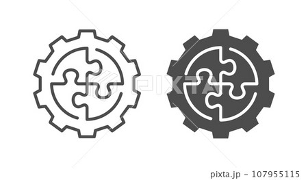 Project management icons on white background. Vector illustration. Project management icons on white background. Vector illustration. 107955115