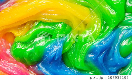カラフルなスライム カラフルなスライム 107955195