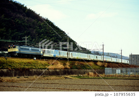 2002年 東海道線を走るEF651125お座敷列車あすか 2002年 東海道線を走るEF651125お座敷列車あすか 107955635