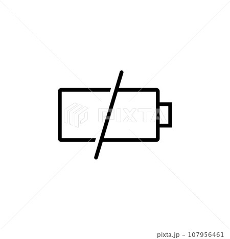 battery icon vector battery icon vector 107956461