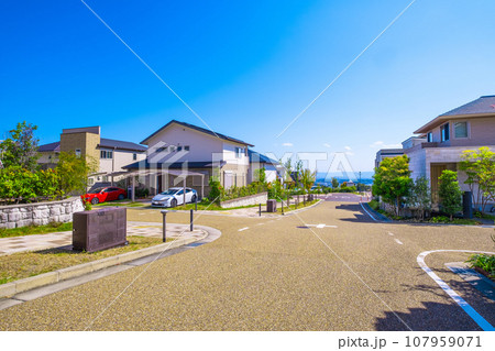 電柱のない閑静な街 107959071