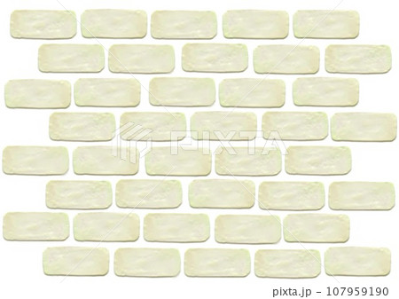 水彩で描いたレンガ 107959190