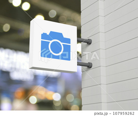Business camera service concept, 3D rendering Business camera service concept, 3D rendering 107959262
