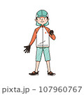 夏のこどもの磯遊び服装 107960767