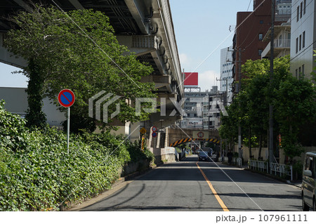 Ryogoku Street Cityscape in Japan Ryogoku Street Cityscape in Japan 107961111