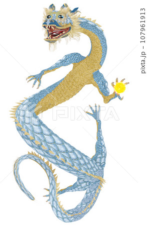 リアルな龍のイラスト 107961913