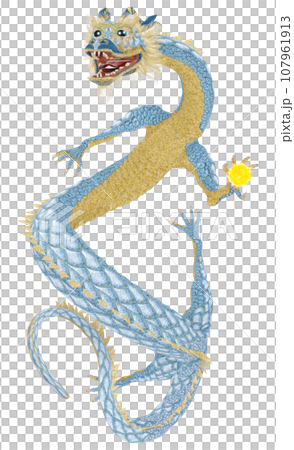 リアルな龍のイラスト 107961913