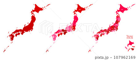 日本地図 日本地図 107962169