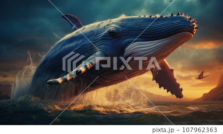 blue whale 107962363