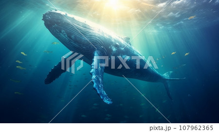 blue whale 107962365