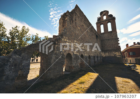 View to The Walls of Avila historic city. Spain View to The Walls of Avila historic city. Spain 107963207