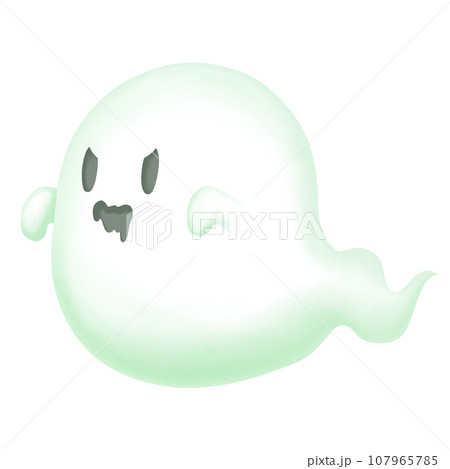手描きのおばけのイラスト 107965785