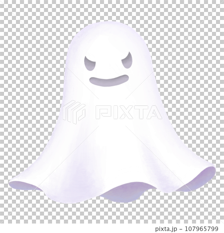 手描きのおばけのイラスト 手描きのおばけのイラスト 107965799