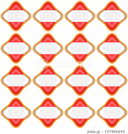 Pattern cookie with flag country Latvia in tasty biscuit 107966848