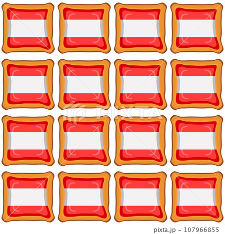 Pattern cookie with flag country Latvia in tasty biscuit 107966855