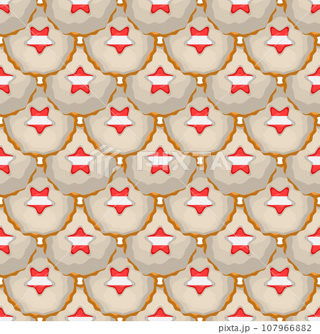 Pattern cookie with flag country Latvia in tasty biscuit 107966882