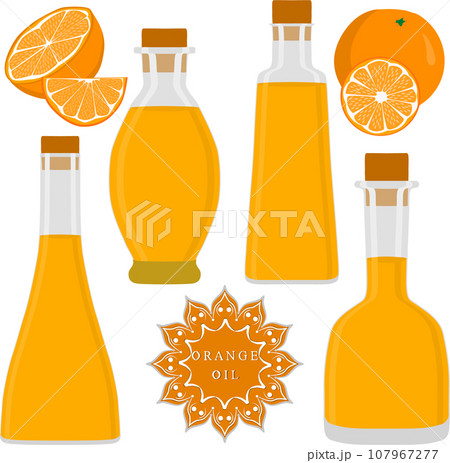 Various sweet tasty oil in glaas bottles Various sweet tasty oil in glaas bottles 107967277