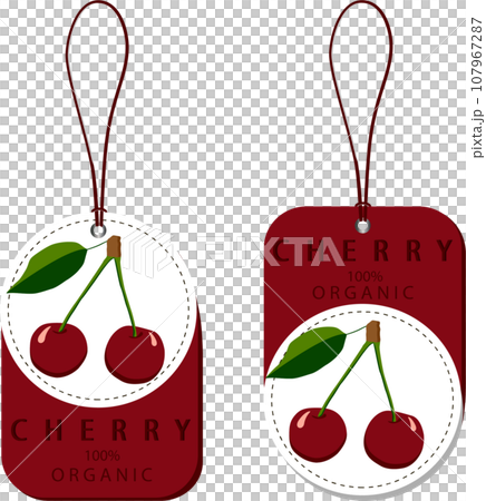 Sweet juicy tasty natural eco product cherry 107967287