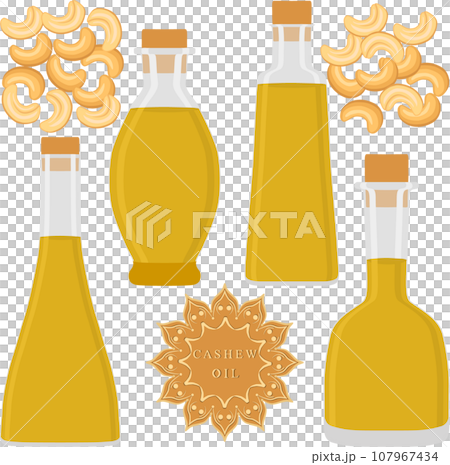 Various sweet tasty oil in glaas bottles Various sweet tasty oil in glaas bottles 107967434