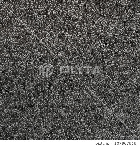 Synthetic dark gray color, black leather for background. Close-up art image texture decoration material, pattern background for design 107967959
