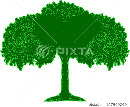 Vector green tree 107969240