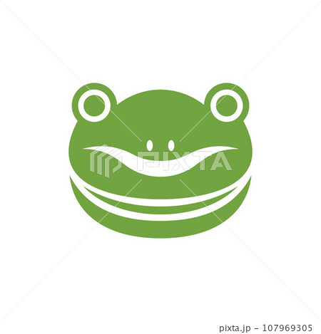 Animal frog head cute creative logo design Animal frog head cute creative logo design 107969305