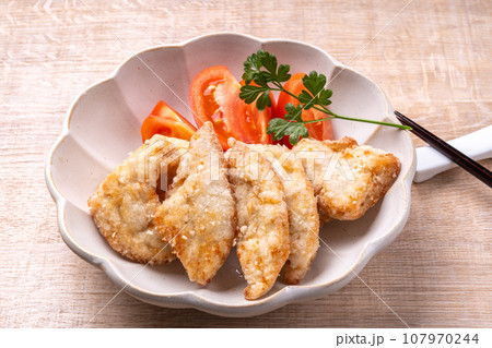 鶏ささみの唐揚げ 鶏ささみの唐揚げ 107970244