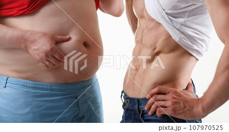 Thick and athletic man, slimming themes Thick and athletic man, slimming themes 107970525