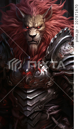 Lion Warrior Fantasy Art