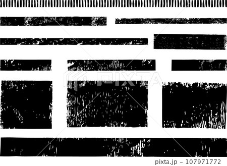 グランジ加工のラインとフレーム グランジ加工のラインとフレーム 107971772