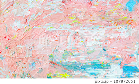 絵の具の背景 107972651