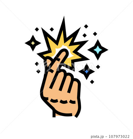 enthusiasm spark succes challenge color icon vector illustration 107973022