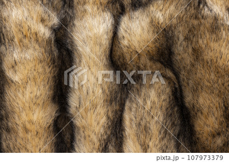 Full frame faux fur material 107973379
