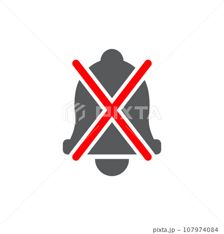 Notification bell icon in flat style. Incoming inbox message vector illustration on isolated background. Ringing bell sign business concept. Notification bell icon in flat style. Incoming inbox message vector illustration on isolated background. Ringing bell sign business concept. 107974084